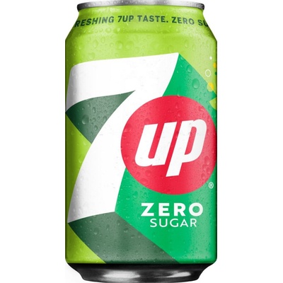7UP limonáda s příchutí citronu a limetky bez cukru 330 ml