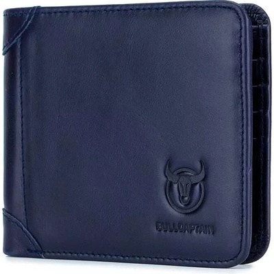 Bullcaptain elegantní kožená peněženka Werner Modrá BULLCAPTAIN QB031Hs3