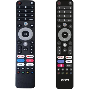DYON Goo-TV 50U LED TV - оригинален дистанционен контрол с гласово управление (Goo-TV 50U LED TV)