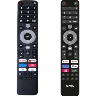 DYON Goo-TV 50U LED TV - оригинален дистанционен контрол с гласово управление (Goo-TV 50U LED TV)