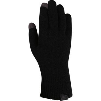 Willard Willis pletené prstové rukavice čierna