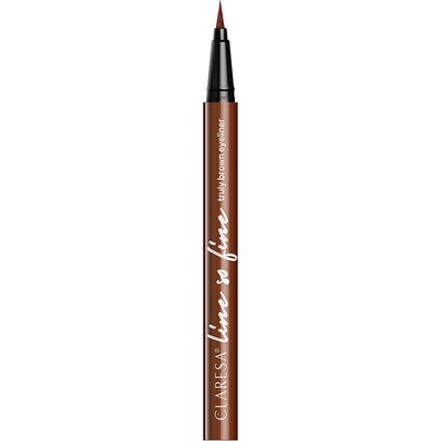 Claresa Line So Fine Brown Očná linka vo fixke hnedá 0,8 g