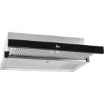 Teka Абсорбатор Тeka CNL 6415 PLUS, за вграждане, телескопичен, енергиен клас A, въздухопоток 385m3/h, двигател EcoPower, пет степени на скорост на управление + интензивна, стоп-таймер, черен (CNL 6415 PLU