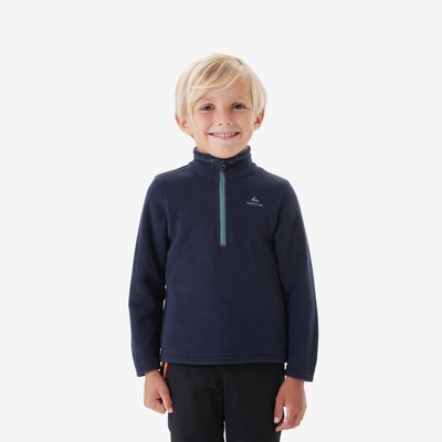 Quechua detská mikina MH100 modrá