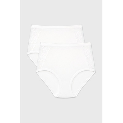 Cotonella 2 PACK класически по-дълбоки бикини Elisa (2packGD131_kal)