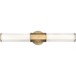 Elstead Lighting Quintiesse QN-FACET-LED2-HB-BATH-LED Осветително тяло за баня FACET 2xLED/12W/230V IP44 в златист цвят (ED1037)