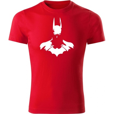 Tričko Batman pánske tričko červené biele