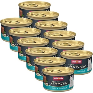 Animonda Vom Feinsten Cat Adult - пиле и риба тон 12 x 85 г