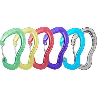 AustriAlpin Карабинер с щифт Austrialpin Micro Wire 6er Set Alu Snapgate carabiner - Yellow, Blue, Red, Green, Purple, Grey - размер 6-Pack (321-0230-0111)