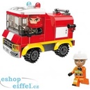 Ostatní stavebnice Qman Mine City Fire Line 12011-4 Hasičská cisterna