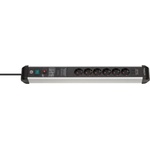 brennenstuhl 6 Plug + 2 USB 1,5 m Switch (1391010620)
