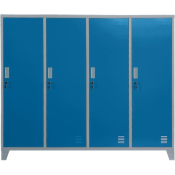 МЕТАЛЕН ШКАФ cr-1604-4 jz - СИВ/СИН