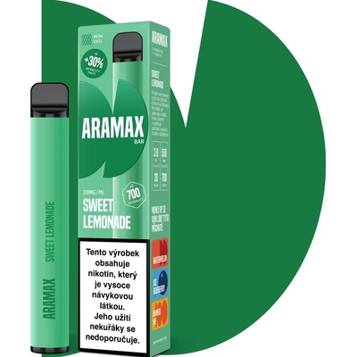 Aramax Bar 700 Sweet Lemonade 20 mg 700 potáhnutí – Hledejceny.cz