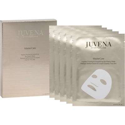 Juvena Master Firming &Smoothing Fleece Mask omladzujúca Bio fleecová maska na pleť 5 x 20 ml