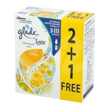 Glade by Brise one touch citrus mini spray náhradní náplň do osvěžovače vzduchu 3 x 10 ml