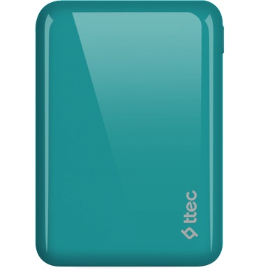 Ttec Външна батерия ReCharger 10.000mAh Universal Mobile Charger - Тюркоаз, 116983