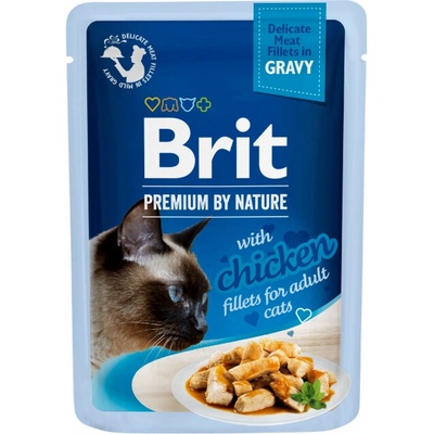 Brit Premium filety s kuracím v šťave 85 g