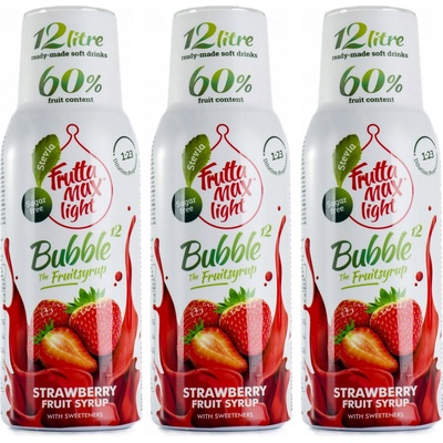 Fruttamax Jahoda Light 3 x 0,5 l