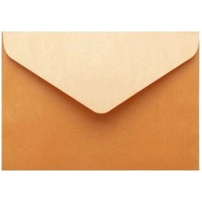 Metalická (perleťová) obálka měděná C7 (82x113mm)
