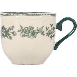 S|P Collection Зелена/в цвят слонова кост порцеланова чаша 215 ml Cyril - S|P Collection (803358)