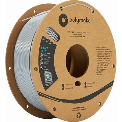 Polymaker PolyLite PETG Grey - 1, 75 mm / 3000 g (PB01053)