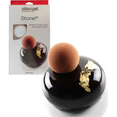 Silikomart Forma silikonová design Stone kámen 8x85 ml – Zbozi.Blesk.cz