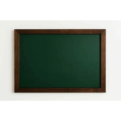 Supraviz Zelená magnetická tabule s dřevěným rámem 60 x 45 cm