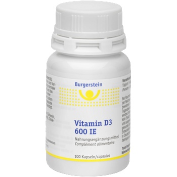 Burgerstein Vitamin D3 600 IE - 100 капсули