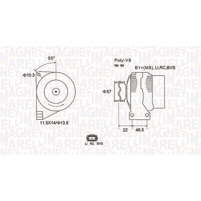 Generátor MAGNETI MARELLI 063731958010