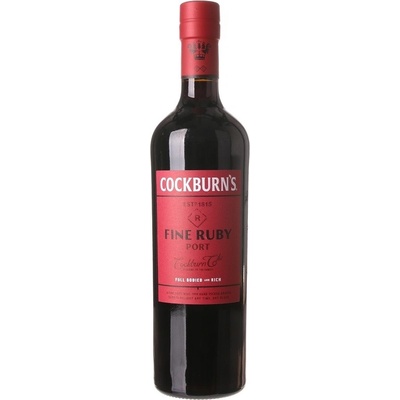Cockburns Port Fine Ruby 19% 0,75 l (čistá fľaša)