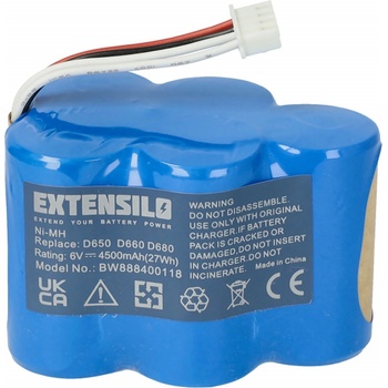 Image 1 of Extensilo Батерия за Ecovacs Deebot D66 / D68 / D73, 4500 mAh (888400118)