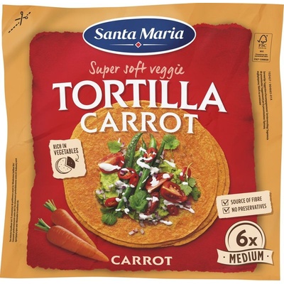 Santa Maria Veggie tortilla s mrkví 240 g – Zbozi.Blesk.cz