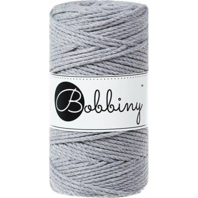 Bobbiny Macrame ropes 3PLY - 3mm Bobbiny - Macrame ropes 3PLY - 3mm: Silver