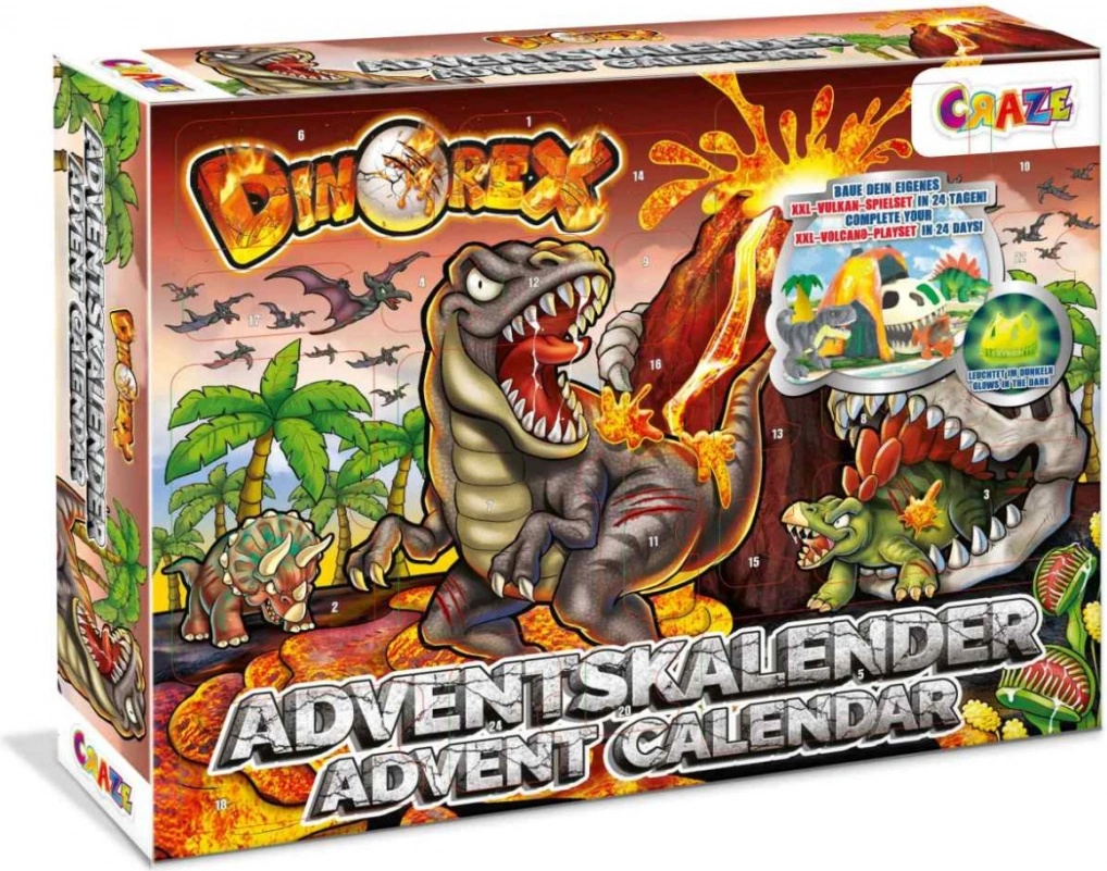 Craze Dinorex Adventní kalendář Výbuch sopky