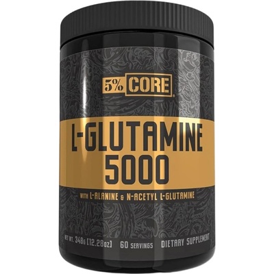 Rich Piana 5% Nutrition L-Glutamine 5000 | Core Series [348 грама] Неовкусен