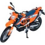 Maisto Метален мотоциклет Maisto - KTM 690 SMC R 2023, 1: 18, оранжев/черен (39300-23092)