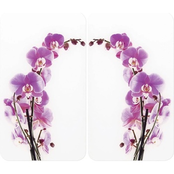 Wenko Комплект от 2 стъклени капака за печка Orchid, 52 x 30 cm Orchid Blossom - Wenko (2521433500)
