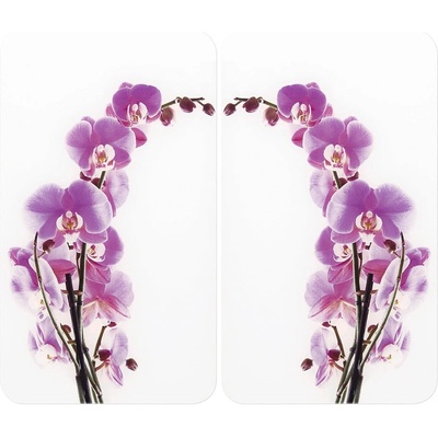 Wenko Комплект от 2 стъклени капака за печка Orchid, 52 x 30 cm Orchid Blossom - Wenko (2521433500)