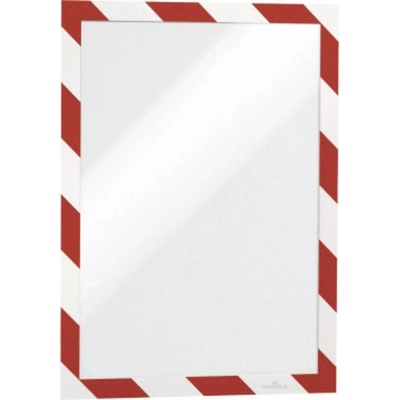 Durable 4944132 DURAFRAME SECURITY A4 - 4944 magnetický rám DIN A4 červená, biela (š x v) 238 mm x 324 mm 2 ks; 4944132