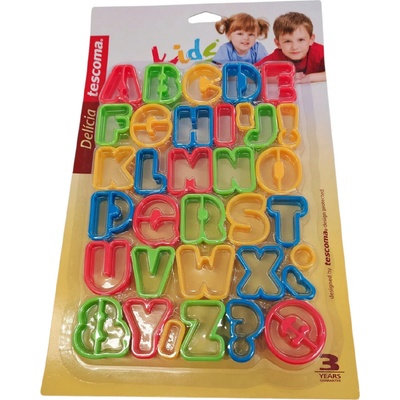 Tescoma Vykrajovátka Abeceda Delicia Kids 34ks
