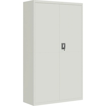 Шкаф за папки светлосив 105x40x180 см стомана