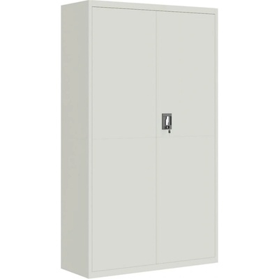 Шкаф за папки светлосив 105x40x180 см стомана