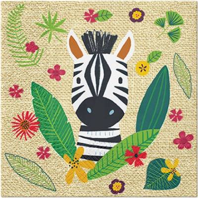 PAW servítky L Jungle Friends 33x33cm