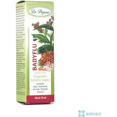 Dr. Popov Bylinné kapky Badyflu 50 ml