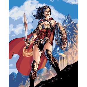 Zuty Рисуване по номера Wonder Woman меч и щит (M10-040-050-501212)