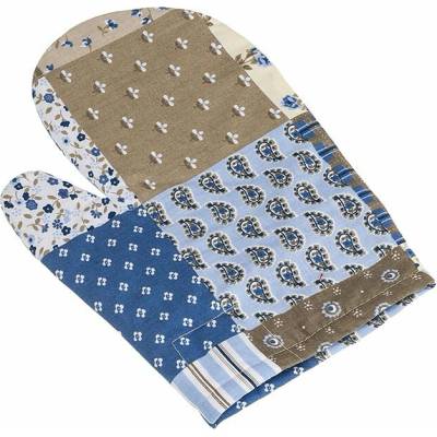 Bellatex Kuchyňská chňapka 28 x 18 cm Patchwork modrá