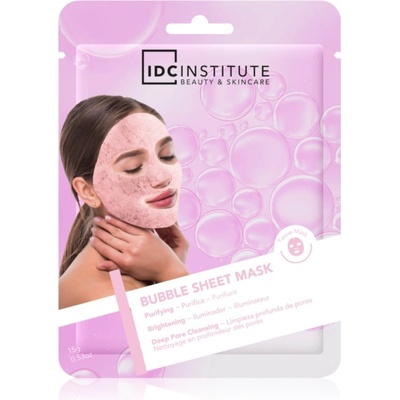 Idc institute Bubble Sheet Mask Платнена маска за лице за еднократна употреба