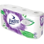 Linteo Трипластова тоалетна хартия 20 м linteo satin бяла - 8 бр. 30389 (8594158374493)