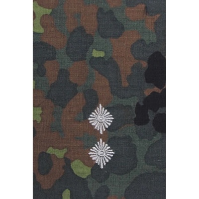 Bundeswehr Nárameník BW OBERLEUTNANT FLECKTARN / stříbrné vyšití