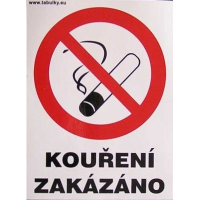 VT Kouření zakázáno 120x160samolep.